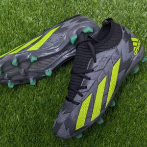 Semi High Neck Football Boot Black (1)