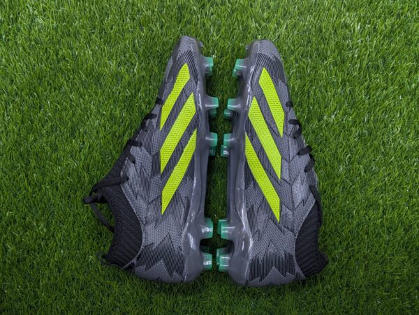 Semi High Neck Football Boot Black (2)