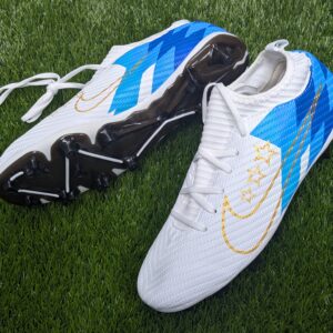 Semi High Neck Football Boot Blue (3)