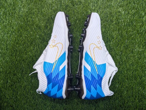Semi High Neck Football Boot Blue (4)