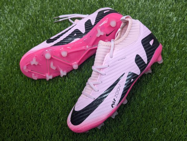 Semi High Neck Football Boot Pink (2)