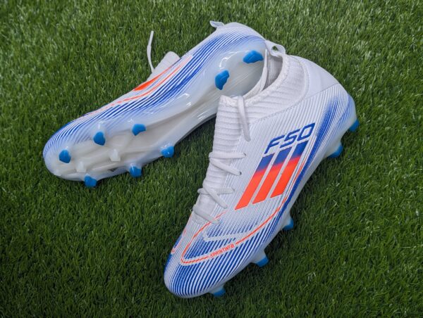 Semi High Neck Football Boot Sky Blue (2)